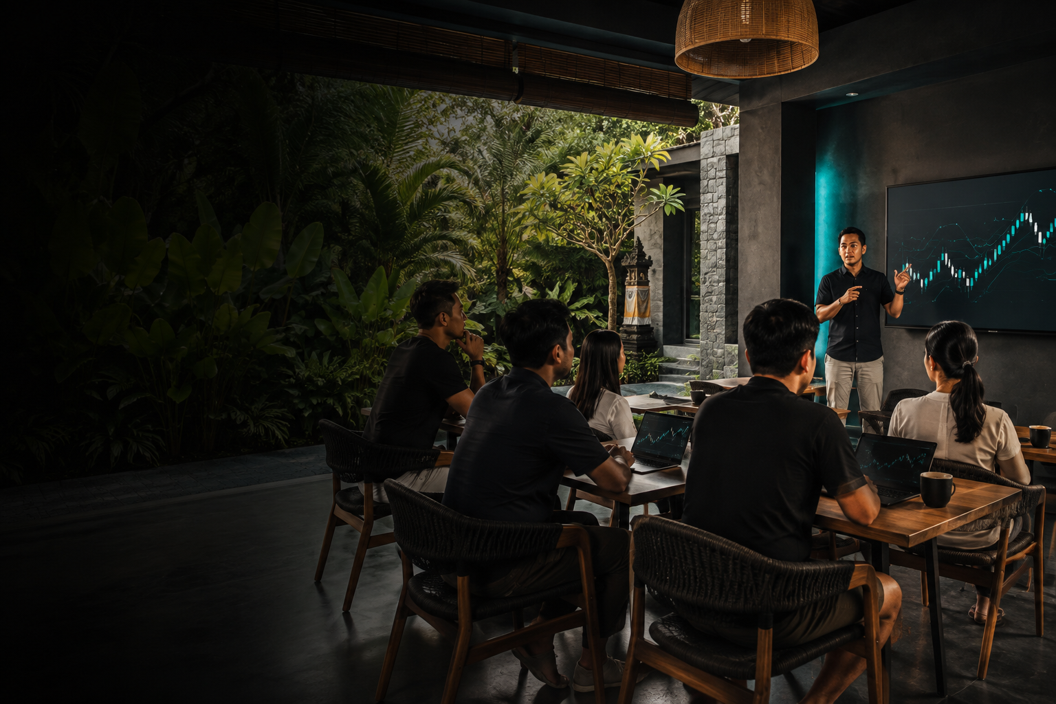 Peserta mengikuti sesi pembelajaran intensif di Bali
